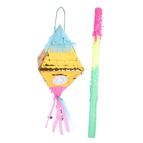 MOLUCKFU 1 Satz Diamant-Piñata Pinata kinder mitgebsel kindergeburtstag überraschungstüte Piñata süßes Spielzeug Piñata zerschmetterndes Spielzeug Papier Colorful von MOLUCKFU