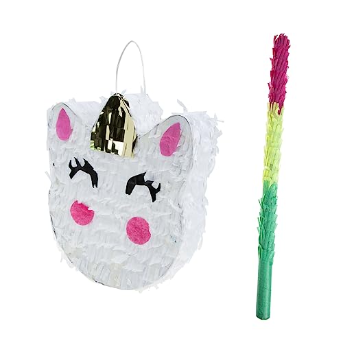 MOLUCKFU 1 Satz Einhorn Pinata Dekorationsspielzeug Mini Kuscheltiere Piñata Das Tier Mini Plüschtiere Mexikanische Pinata Geburtstagsparty Pinata Mit Gefüllte Pinata von MOLUCKFU