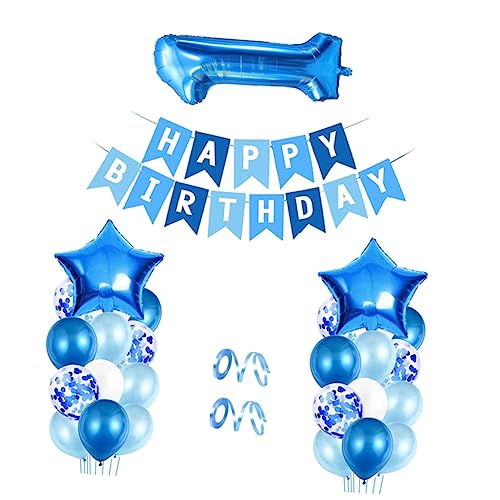 MOLUCKFU Miner Gamer Kindergeburtstag Ballons Set 1 Satz Geburtstagsnummernballons Pastellfarben Aluminiumfolienballons Partyzubehör Für Geburtstagsfeiern Luftballons Geburtstag Dekoration von MOLUCKFU