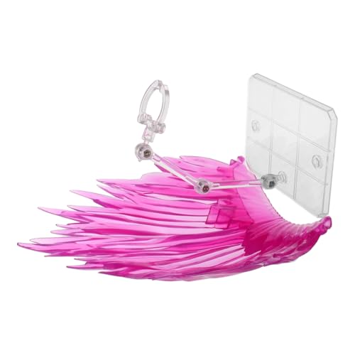 MOLUCKFU 1 Satz Spezialeffekte Für Figurenmodelle Puppenhalterständer Displayhalter Für Figuren Spielzeugständer Puppendisplay-unterstützung Actionfiguren-Display Puppenständer Rosa Plastik von MOLUCKFU