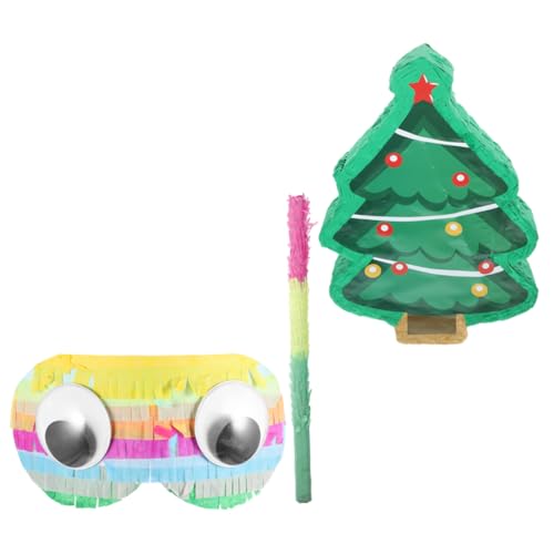 MOLUCKFU 1 Satz Stereo-Piñata weihnachtsdeko spaß weihnachts dekoration weihnachtdeko pinatta Pinata-Requisite Pinata aus Papier weihnachtsfeier liefert Pinata-Hängedekoration Pinata-Dekor von MOLUCKFU