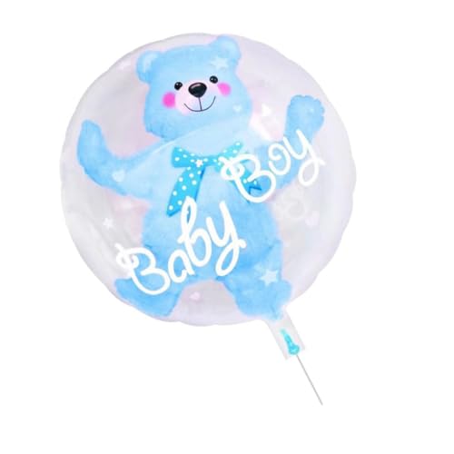 MOLUCKFU 1 Stk transparente Kugel party kinderparty Creative balloon Lovely balloon Luftballons groß weihnachtsdeko schöner Cartoon-Ballon transparente Luftballons Nylon Blue von MOLUCKFU