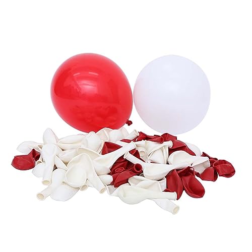 MOLUCKFU 100 Stück 10 Zoll Verdickte Runde Latexballons Und Perfekte Dekoration Für Valentinstag Hochzeiten Partys Und Feiertage Auch Verschiedenen Farben Erhältlich von MOLUCKFU