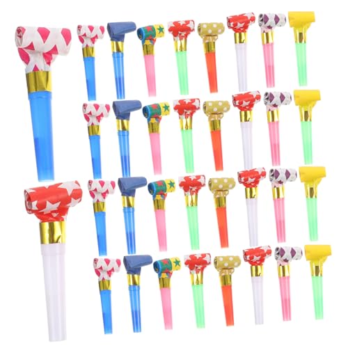 MOLUCKFU Lustige Party 100pcs Geburtstag Gebläse Party Favors Party Favors Party Whistle Gebläse Noisemaker von MOLUCKFU