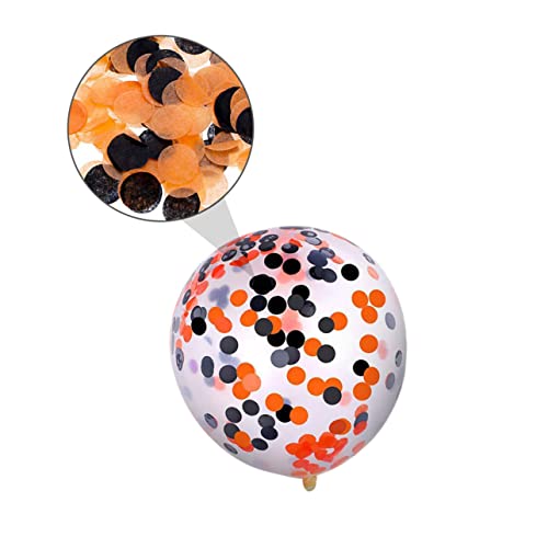 MOLUCKFU 15 Stück Halloween Partydekoration Luftballons Latexballons Mit Schmetterling Motiven Leuchtend Ideal Für Geburtstag Hochzeit Abschluss Folienballon Dekoration von MOLUCKFU