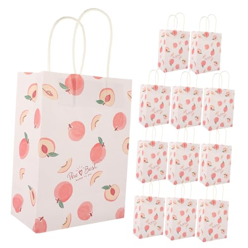 MOLUCKFU 18 Stk Handtasche Geschenktüte Aus Papier Papiertüten Partygeschenktüten Geschenktüten Aus Papier Vorhandener Verpackungsbeutel Papiertüte Mit Griffen Große Geschenktüten von MOLUCKFU