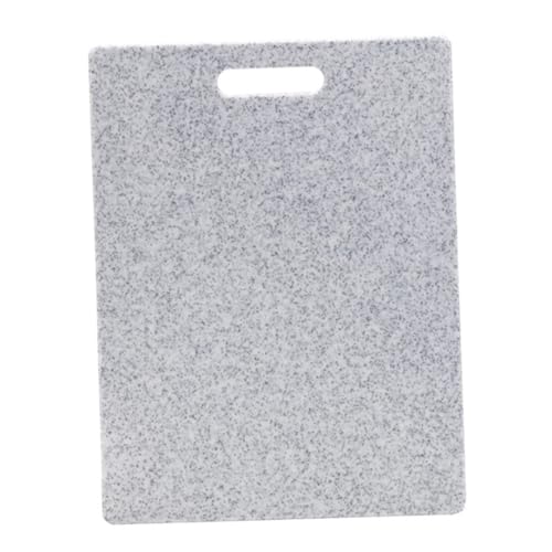 MOLUCKFU 1Stk Schneidbrett Marmortablett Schneidebretter für Käse Schneidebrett Arbeitsplatte Kochbrett cutting boards kochgeschirr Schneidebrett für zu Hause PP-Schneidebrett Plastik Grey von MOLUCKFU