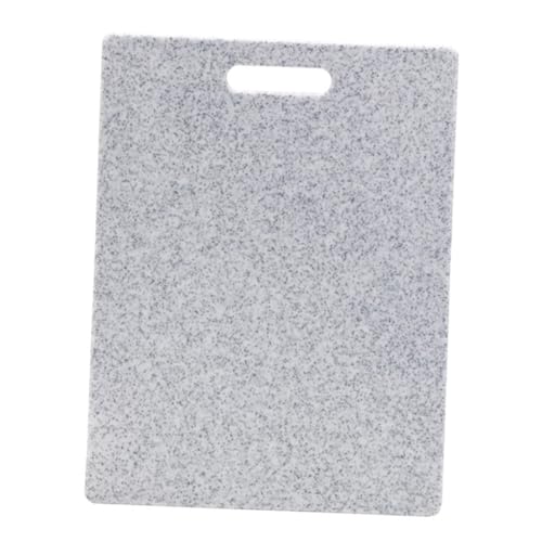 MOLUCKFU 1Stk Schneidbrett cutting boards kochgeschirr pizzapfanne Gemüseschneidebrett Mehrzweck-Schneidebrett mit Griff Hackklotz für zu Hause Schneidebrett für zu Hause Plastik Grey von MOLUCKFU