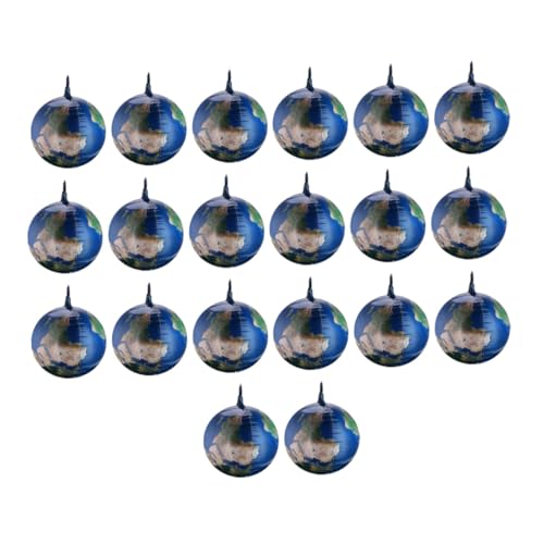 MOLUCKFU 20 Erde Aluminiumfolienballon Luftballons für Hochzeitsfeiern Aufblasbarer Folienballon Astronautenballon Planetenballons Luftballons mit Weltraummotiven Himmelsballon Blue von MOLUCKFU