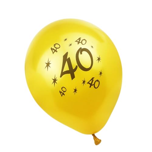 MOLUCKFU 20 Stück Digitale 40 Latex Luftballons Und Schwarz Kreative Luftballons Für Geburtstagsfeiern Heimdekoration Und Partyzubehör Perfekte Dekoration Für von MOLUCKFU