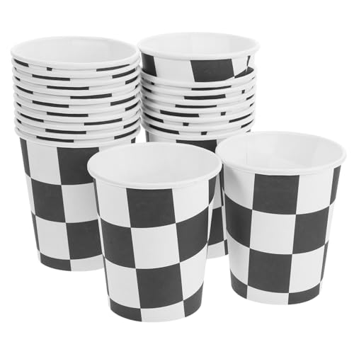 MOLUCKFU 20 Stück Racing Partybecher, Dicke Pappbecher, Getränke Pappbecher, Partybecher, Papiergetränkebecher, Papierwasserbecher, Racing Party Teetassen, Becher Für Racing Partys, von MOLUCKFU