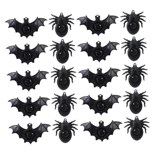 MOLUCKFU 20 Stück Spinnenpfeife Halloween Pfeife Krachmacher Spielzeug Halloween Fledermaus Pfeife Lustige Pfeifen Spielzeug Halloween Jubelpfeifen Kinderpfeifen Halloween von MOLUCKFU