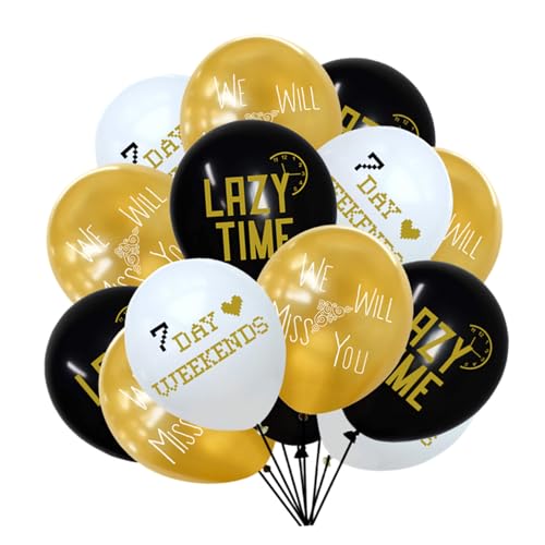 MOLUCKFU 30st Ruhestand Dekoration Glitzerballons Blaue Geburtstagsballons Dekorationen Ballongirlande Ballons Geburtstag Klare Luftballons Geburtstag Luftballons Grad Ballons Emulsion von MOLUCKFU