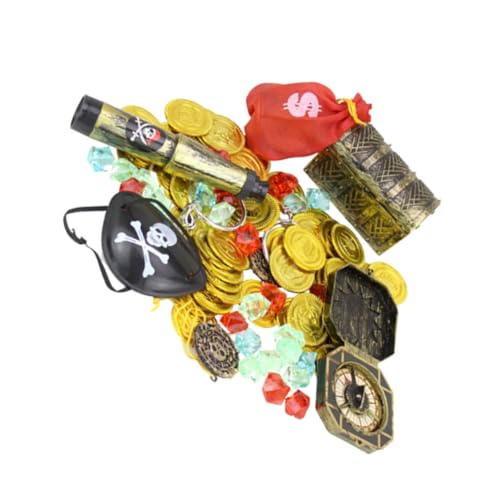 MOLUCKFU 60St Piratenschatz- für kinderspielzeug mädchen spielzeuge toys for spielzeuge für Kreatives hühner von MOLUCKFU