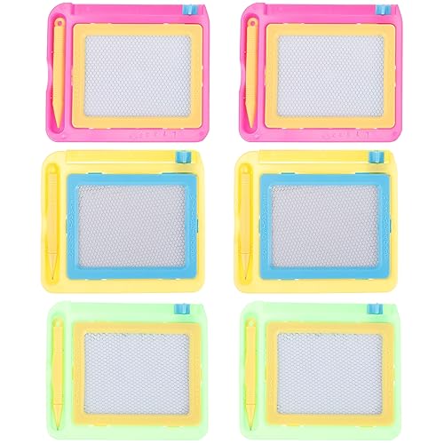 MOLUCKFU 6St Magnetisches Zeichenbrett schreibtafel schreib tablet Magnetische Maltafel magnet schreibtafel Malbrett Magnettafel für Kleinkindzeichnung Plastik von MOLUCKFU