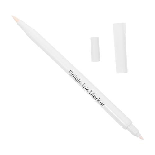 MOLUCKFU Backen pigmentierung stift Kuchenmarker Backstifte für Kuchen Bäckerei-Malstifte Stift für Kuchen Backmarker zuckerstangen zuckersticks essbarer Marker Keksmalmarker Plastik Weiß von MOLUCKFU