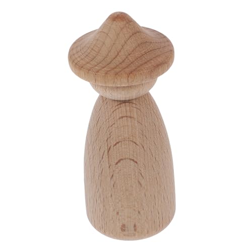 MOLUCKFU Hölzerne Puppe Mini Plüschtiere Kuscheltiere Fingerpuppen Peg-Puppen puppen kinderpuppe kinderknallzeug holzfigur holzdeko DIY Holzpflockpuppen Puppendekor aus Holzpflöcken von MOLUCKFU