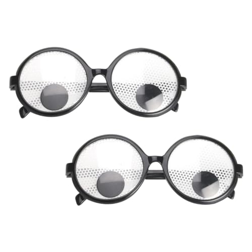 MOLUCKFU Lustige Brille Mit Beweglichen Augen Für Party Fasching Und Kostüme Kreative Brillen Für Und Erwachsene Spaßige Accessoires Für Geburtstagsfeiern Und Cosplay von MOLUCKFU