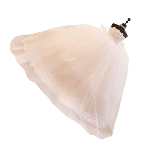 MOLUCKFU Mini Hochzeitskleid Für Puppen Elegantes Brautkleid Mit Accessoires Ideales Hochzeitsgeschenk Für Puppenliebhaber Passend Für Verschiedene Puppengrößen von MOLUCKFU