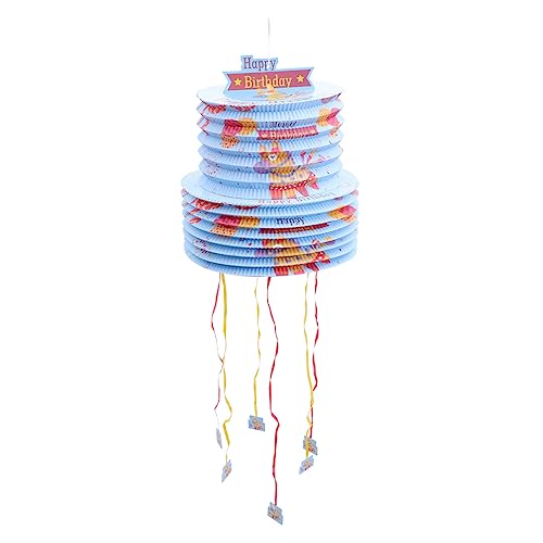 MOLUCKFU Piñata spaß the pleasure candy Mini-Spielzeug süsigkeiten Geburtstagsfeier Mini-Dekor Füllung Wabenlaternen Geburtstag Spielzeug Laternen-Pinata-Spielzeug für Kinder Papier Blue von MOLUCKFU