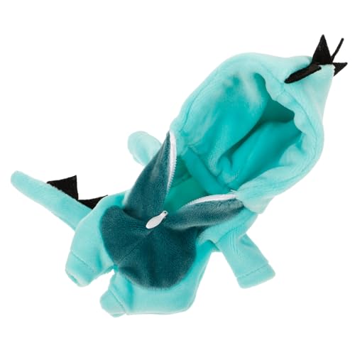 MOLUCKFU Puppen-Dinosaurier-Kleidung Verschleißfeste Puppenversorgung Dekorative Puppenkleidung Puppenoveralls Dekoratives Puppenkostüm Puppendekoration Zum Verkleiden Light Green Stoff von MOLUCKFU