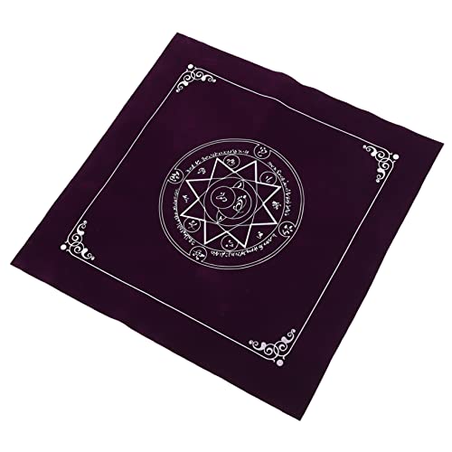 MOLUCKFU Tarot Tischdecke Tarot Wahrsagerei Tischdecke Requisite Tarot Kartenspiel Wahrsagerei Tischdecke Wahrsagerei Wandteppich Tarotkarten Mit Bedeutungen Darauf Altar von MOLUCKFU