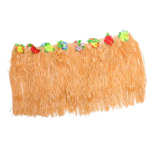 MOLUCKFU Tischrock Tropisches Partyzubehör Luau Partyzubehör Hula Rock Tischdecke Esstischdekoration Hawaiianische Leis Hawaiianische Tischdekoration Hawaiianische Accessoires von MOLUCKFU