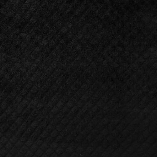 MOOK FABRICS 134608-12 Printed Fleece Flannel Fabric (60'' Wide) Double Brushed, 100% Polyester-Diamond Clip Stoff, Schwarz, 12 yard bolt von MOOK FABRICS