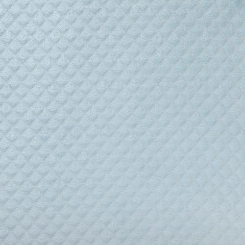 MOOK FABRICS 134611-12 Printed Fleece Flannel Fabric (60'' Wide) Double Brushed, 100% Polyester-Diamond Clip Stoff, Blau, 12 yard bolt von MOOK FABRICS