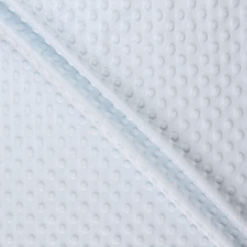 MOOK FABRICS 33203-15 Softee Dot Solid Stoff, Polyester, Blau, 15 yard bolt von MOOK FABRICS