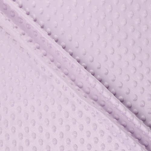 MOOK FABRICS 33205-15 Softee Dot Solid Stoff, Polyester, Flieder, 15 yard bolt von MOOK FABRICS