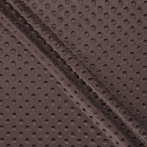 MOOK FABRICS 34493-15 Softee Dot Solid Stoff, Polyester, Braun, 15 yard bolt von MOOK FABRICS