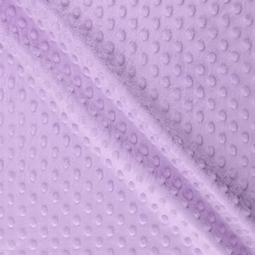 MOOK FABRICS 34540-15 Softee Dot Solid Stoff, Polyester, Violett, 15 yard bolt von MOOK FABRICS