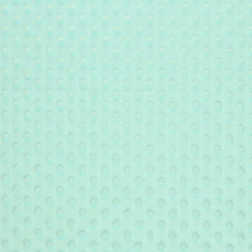 MOOK FABRICS 38554-15 Softee Dot Solid Stoff, Polyester, Blaugrün/Ein Hauch von Paradies (Trace of Paradise), 15 yard bolt von MOOK FABRICS