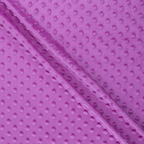 MOOK FABRICS 50631-15 Softee Dot Solid Stoff, Polyester, Magenta, 15 yard bolt von MOOK FABRICS