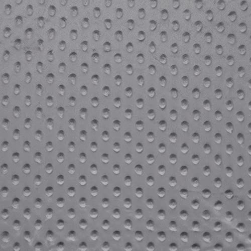 MOOK FABRICS 61720-15 Softee Dot Solid Stoff, Polyester, Dunkelgrau, 15 yard bolt von MOOK FABRICS