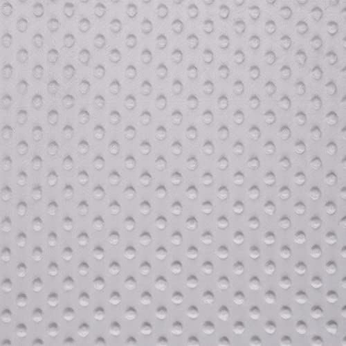 MOOK FABRICS 61721-15 Softee Dot Solid Stoff, Polyester, GRAU, 15 yard bolt von MOOK FABRICS