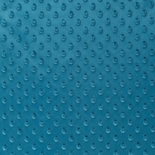 MOOK FABRICS 73498-15 Softee Dot Solid Stoff, Polyester, Blaugrün, 15 yard bolt von MOOK FABRICS