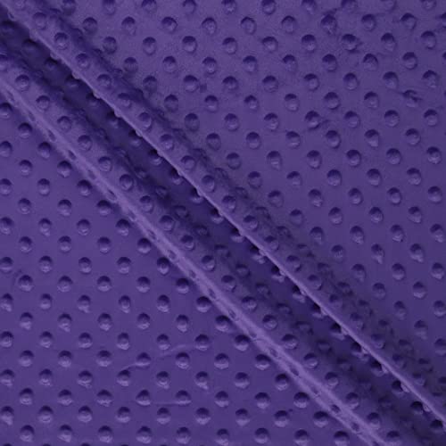 MOOK FABRICS 73502-15 Softee Dot Solid Stoff, Polyester, Veilchen, 15 yard bolt von MOOK FABRICS