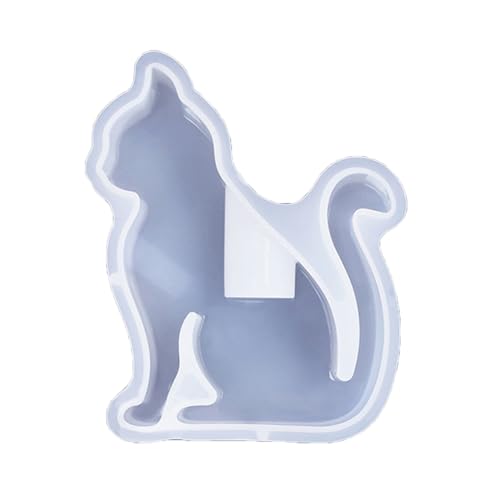 Epoxidharz Kerzenhalter Silikonform Kerzengrundform Eichhörnchen/Katzen/Hundeform Kerzenhalter Formen Elegante Heimdekoration von MOONDAME