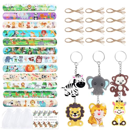 MOONDAME 24er Pack Armband Mit Tierornament Anhänger Zartes Geschenkset Für Kindergeburtstagsfeiern Und Babypartys von MOONDAME