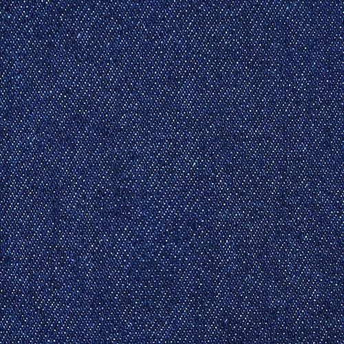 Jeansstoff indigoblau, vorgewaschen (10,4 oz), Breite: ca. 1,49 m, Meterware per 0,5 m von MOORE DENIM