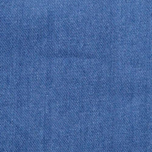 Jeansstoff jeansblau, hellblau, vorgewaschen (9,1 oz), Breite: ca. 1,52 m, Meterware per 0,5 m von MOORE DENIM
