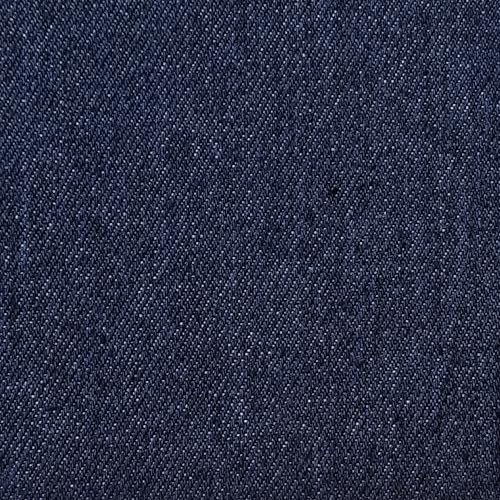 dunkelblauer Denim, Jeansstoff (9,9 oz), Breite: ca. 1,55 m, Meterware per 0,5 m von MOORE DENIM