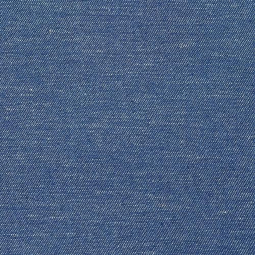 mittelblauer Blusendenim (3,6 oz), Breite: ca. 1,53 m, Jeansstoff Meterware per 50 cm von MOORE DENIM