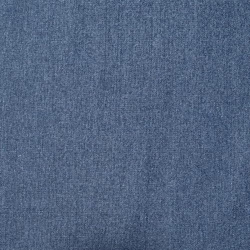 vorgewaschener Jeansstoff jeansblau (9,7 oz), Breite: ca. 1,61 m, Meterware per 0,5 m von MOORE DENIM