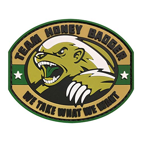 MORTHOME M Honey Badger Moral Patch PVC (grün) von MORTHOME M