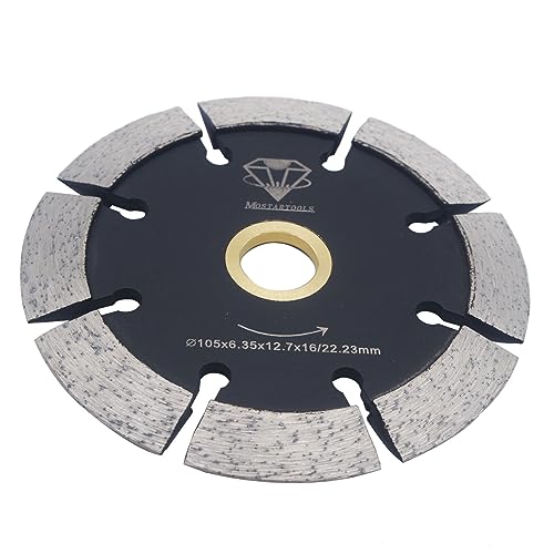 MOSTARTOOLS Diamantklinge in V-Form, 10,2 cm, mit 0,63 cm Breite zum Fräsen und Reparieren von Rissen in Beton, Asphalt, Granitstein, Diamant-Rissjägerklinge von MOSTARTOOLS