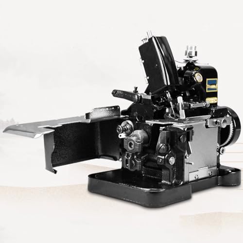 MOUNW Kleine Haushalts-Overlock-Nähmaschine, Overlock- und Overlock-Maschinen, Overlock-Breite 3,0–4,0 mm, gleichmäßig stabil, Keine auslassenden Stiche, zum Säumen, 3-Stich-Funktion von MOUNW