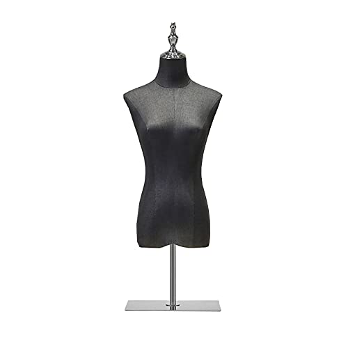 46-Zoll-Frauen-Schaufensterpuppen-Schneider-Display-Dummy, Schneiderbüste-Stil-Torso zum Nähen von Schneiderinnen Kleid-Schmuck-Display von MOWEO